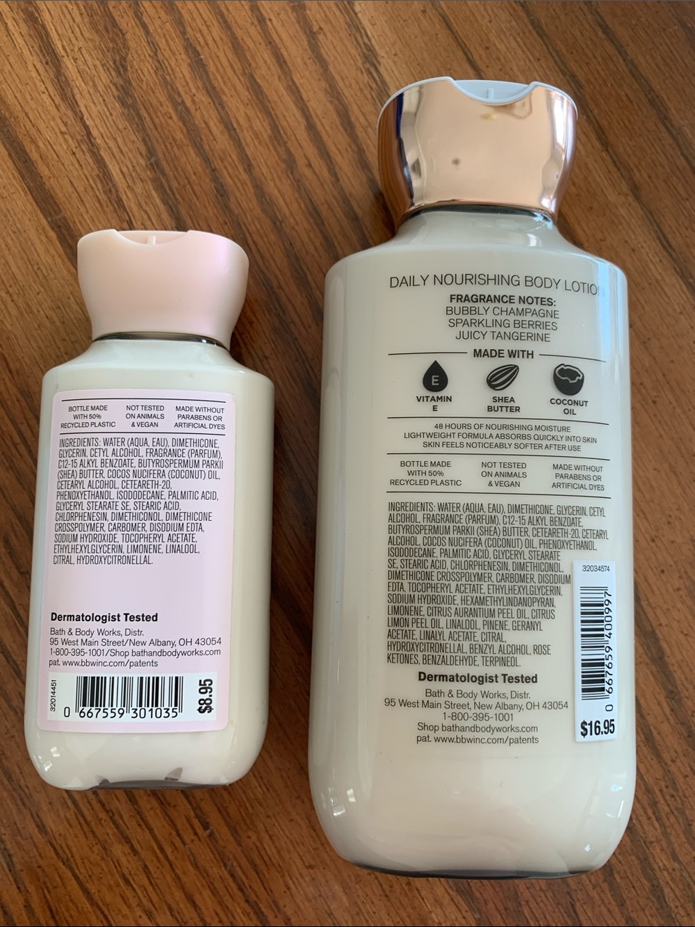 Bath & Body Works Champagne Toast Body Lotion Duo - Light Pink & Cream - Picture 4 of 10